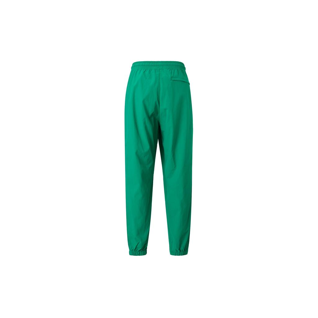 adidas Стандартные ветровые брюки Originals Trefoil, зауженный крой, мужские брюки дымчато-зеленого цвета EC3314
