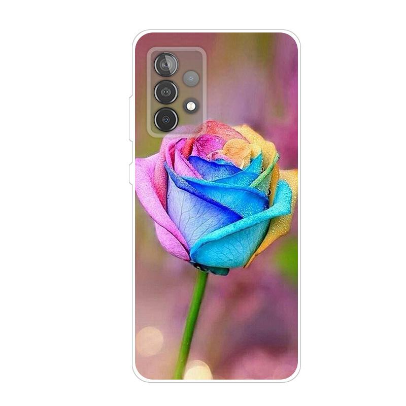 Для Samsung Galaxy A52 5G Чехол Мягкий силиконовый ТПУ Задняя крышка Для Samsung A52 5G 2021 Чехлы для телефона A52 A 52 5G A526B Coque Shell
