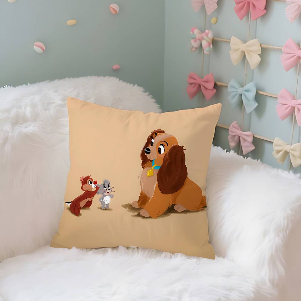 Classic Cartoon101DdalmatiansS Cute Throw Pillow Covers Pattern Cushion Cover Suitable For Sofa Bedroom Car Pillow Cover