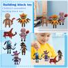 Строительные блоки Модель Мелкие частицы Детская образовательная сборка Строительные блоки Игрушки