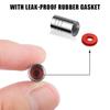 Car Sticker 4Pcs Car Tire Valve Stems Cap Metal Tire Wheel Stem Air Valve Cap For Ford Focus 2 3 Fiesta Ranger Mondeo Kuga Musta