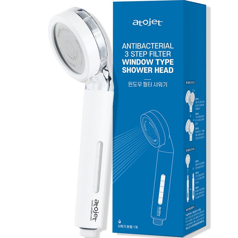 atojet Насадка для душа с фильтром для окна 3-го поколения – Видимая фильтрация и конструкция без BPA, Корейская
