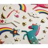 Reusable Stickers - 3D Relief - Unicorns &; Rainbow - Brilliant