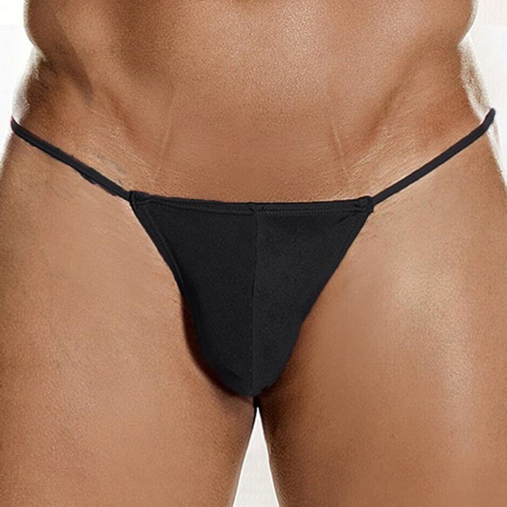 Мужские сексуальные трусы-стринги с карманами T-Pants