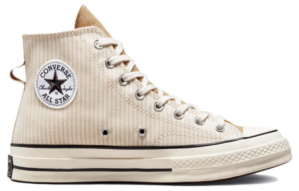 Мужские кроссовки Converse Chuck Taylor All Star 70 Hi Полоска Гикори Песочный Цвет Песочный Цвет/Белый
