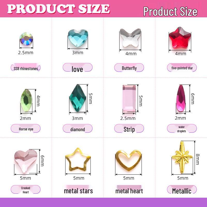Dazzling Dental Drill Set with Personalized Cosmetic Teeth Gems and Stickers