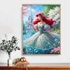 Full Round Diamond Painting Red-haired Princess Art Rhinestone Picture Mosaic DIY 5D Cross Stitch Embroidery Home Decoration