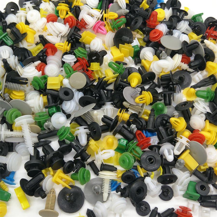 500x Car Body Door Bumper Trim Retainer Rivet Engine Cover Fasteners Mixed Clips