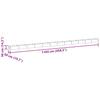 Raised Garden Bed Light Brown 116.4 x 50 x 36 cm Galvanized Steel