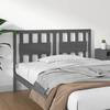 VidaXL Headboard Grey 125.5x4x100 Cm Solid Pine Wood 818562