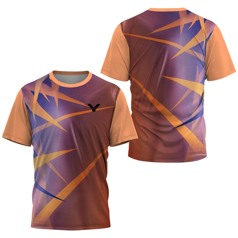 Дышащая футболка для бадминтона, тенниса, 3D-принта, мужская футболка, модная спортивная одежда, верхняя одежда для мужчин, спортзала, фитнеса, короткий рукав, для активного отдыха