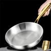 316 Stainless Steel Frying Wok Universal Cooking Pot Household Steak Skillets  Induction Cooker