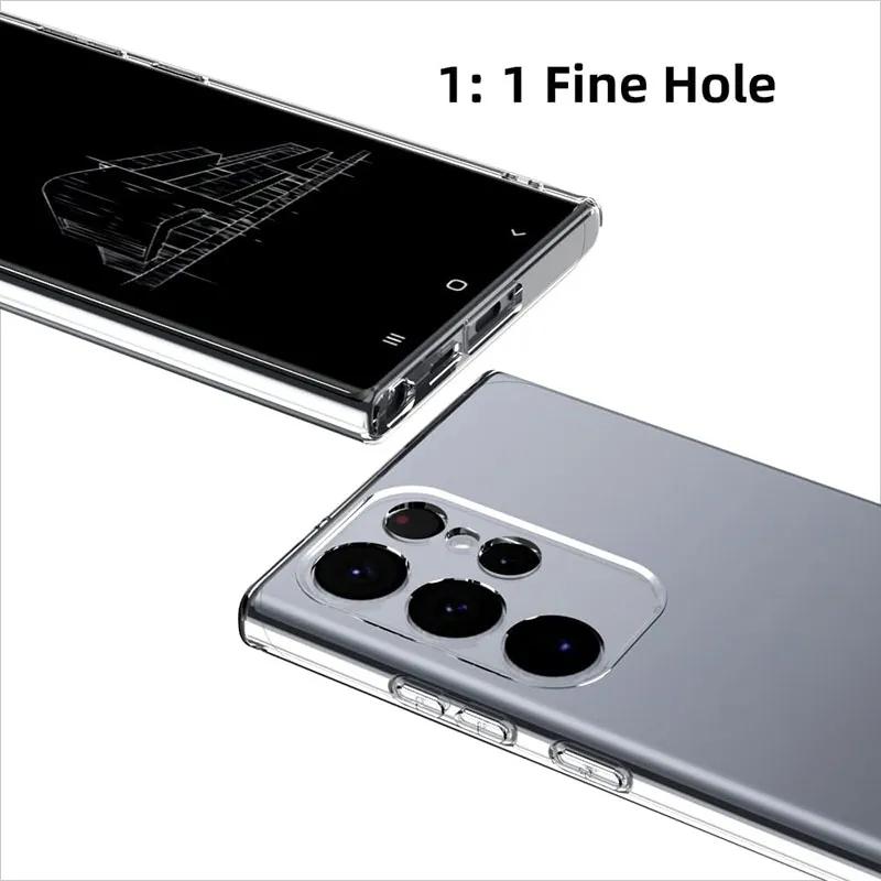 Мягкий силиконовый прозрачный чехол с кристаллами для Samsung Galaxy S23 Ultra S22 S21 Plus A04S A54 A53 Xiaomi Redmi Note 12 11 iPhone 15 14 13 12 11 Pro Max
