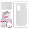 apgo Protective Skin Sticker for the Back+sides Compatible with Huawei Nova Y70 Plus, Full Wrap Film, Foil, Vinyl - Pattern Transparent Carbon