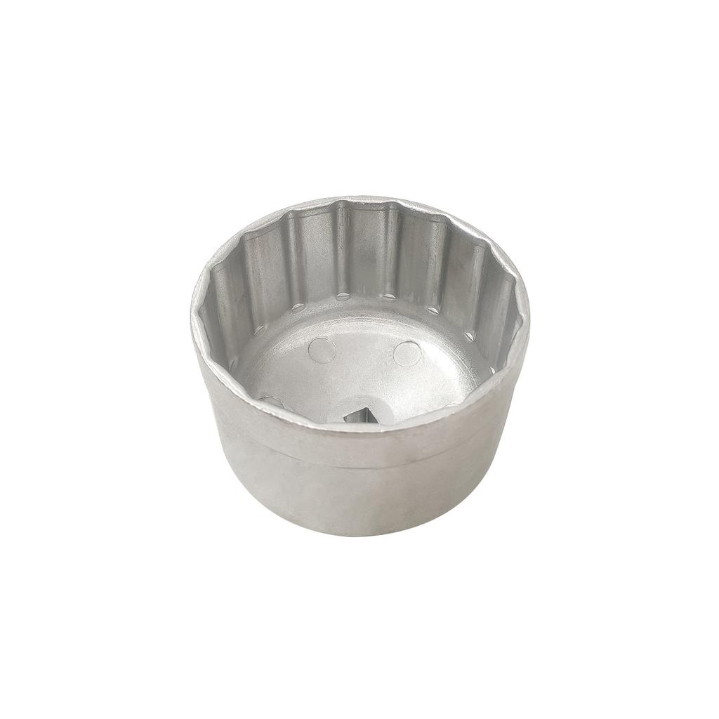 Ключ для масляного фильтра картриджного типа 86 мм 16 граней Крышки корпуса фильтра Инструменты для снятия масляного фильтра Серебристый Замена для