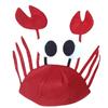 Red Lobster Crab Sea Animal Hat Funny Christmas Gift Costume Accessory Cap Performance Props