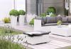 Donica ogrodowa, na balkon scaleo  80x37x37 oltre royal biała technorattan homms