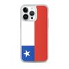 Coque iPhone - Drapeau Chili - iPhone 14 Pro Max - Souple - Multicolore - Verticale