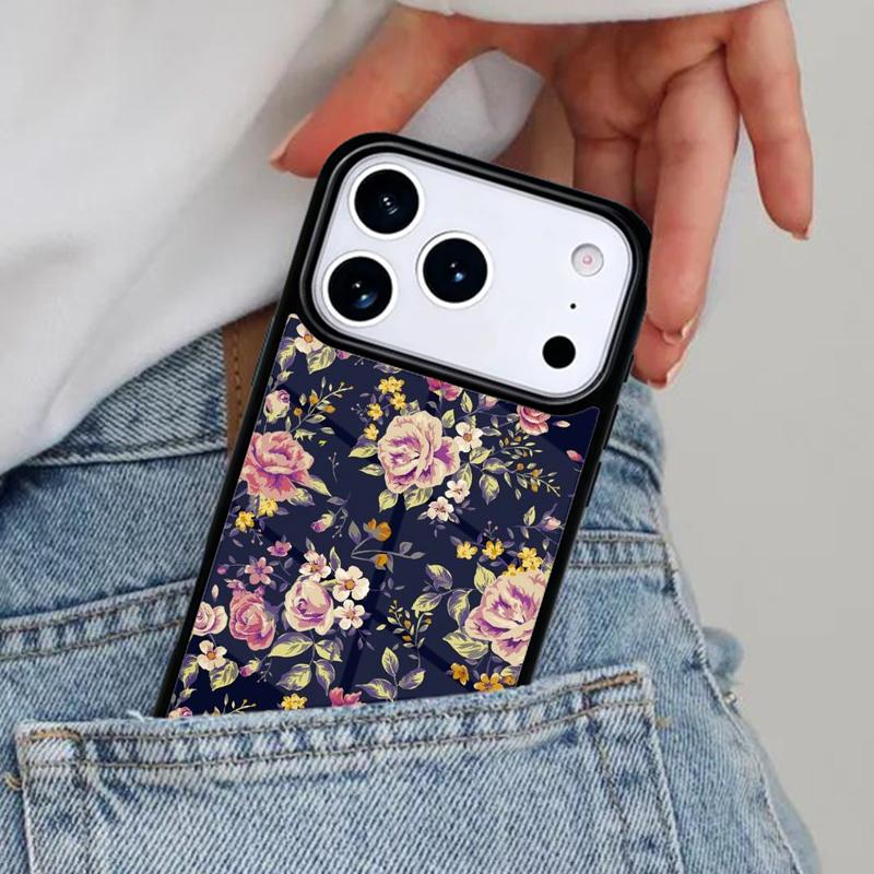 Винтажный чехол для телефона с рисунком Лист Цветок для iPhone 17ProMax 12 13 14 15 16e 17 Pro Max Plus Air Cover