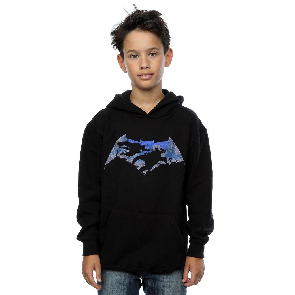 DC Comics Boys Batman v Superman Battle Silhouette Hoodie
