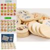 Wooden Educational Matching Puzzle For Children With Forest Animal Fruit Theme For Early Learning