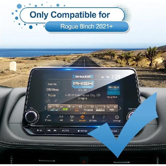 8-дюймовое навигационное закаленное стекло LCD Защитная пленка для экрана GPS с сенсорным экраном для Nissan Rogue