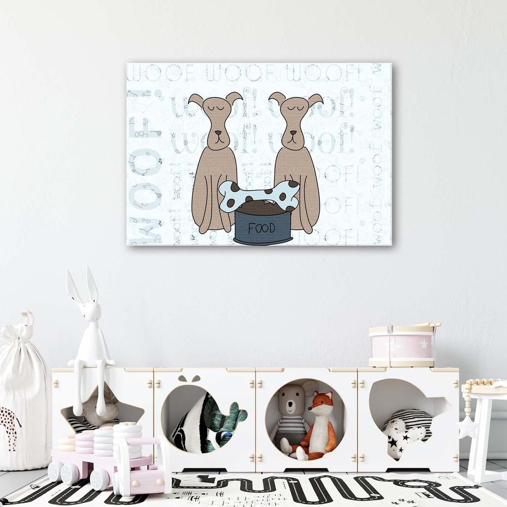 Canvas print, Dog bone