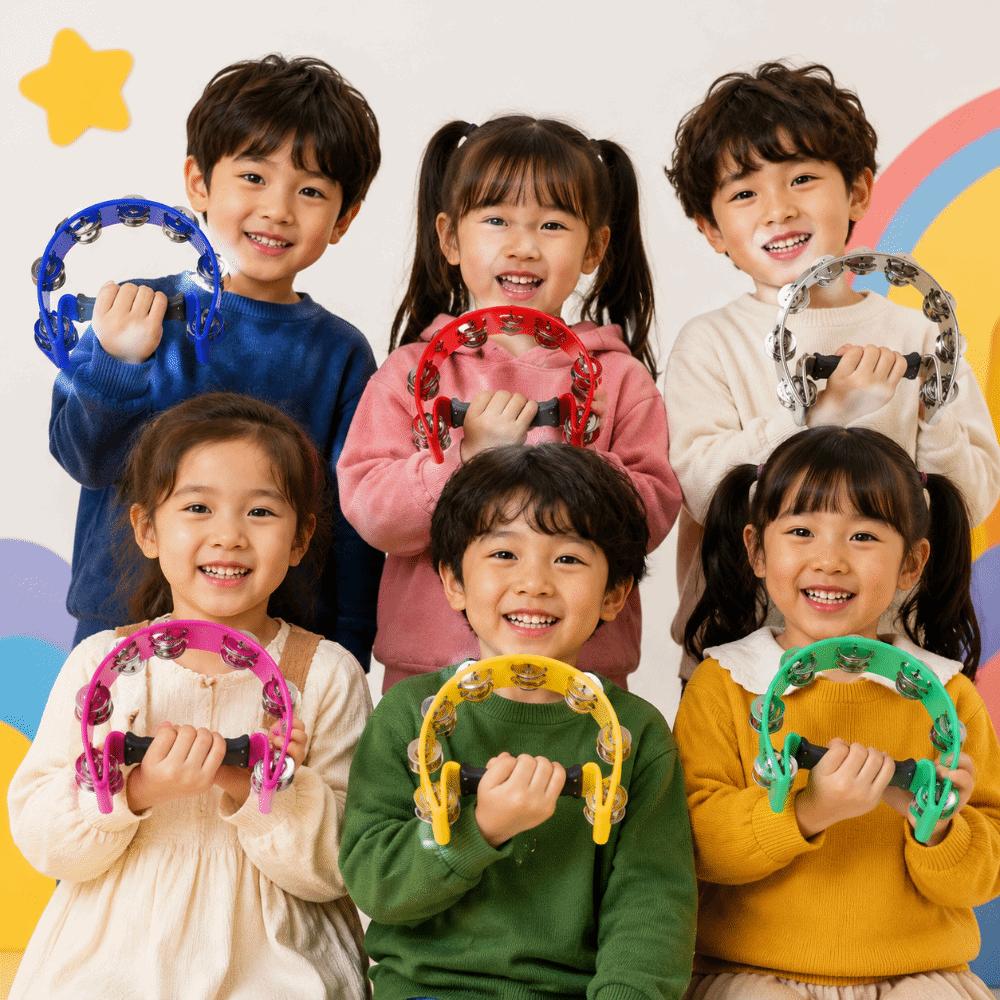 Professional Handheld Jingle Bells Bright Sound Handheld Percussion Instrument Party