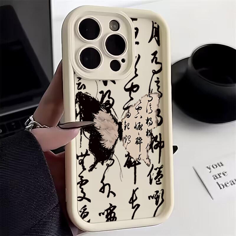 Художественная масляная живопись Чехол-бабочка для Xiaomi Redmi Note 12 13 11 Pro Plus 11S 10S 10 9 Pro Max Чехол для Redmi 14C 13C 12C Чехол