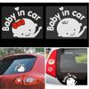 Baby In Car Baby Safety Sign Car Sticker Reflective Sticker Warning Sticker Cute Baby Window Car Decal Sticker Car Accessories
