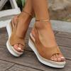 Summer Shoes 2024 Women Sandals Casual Lightweight Wedges Shoes Women Sandals Peep-toe Platform Shoes With Heels Sandalias Mujer