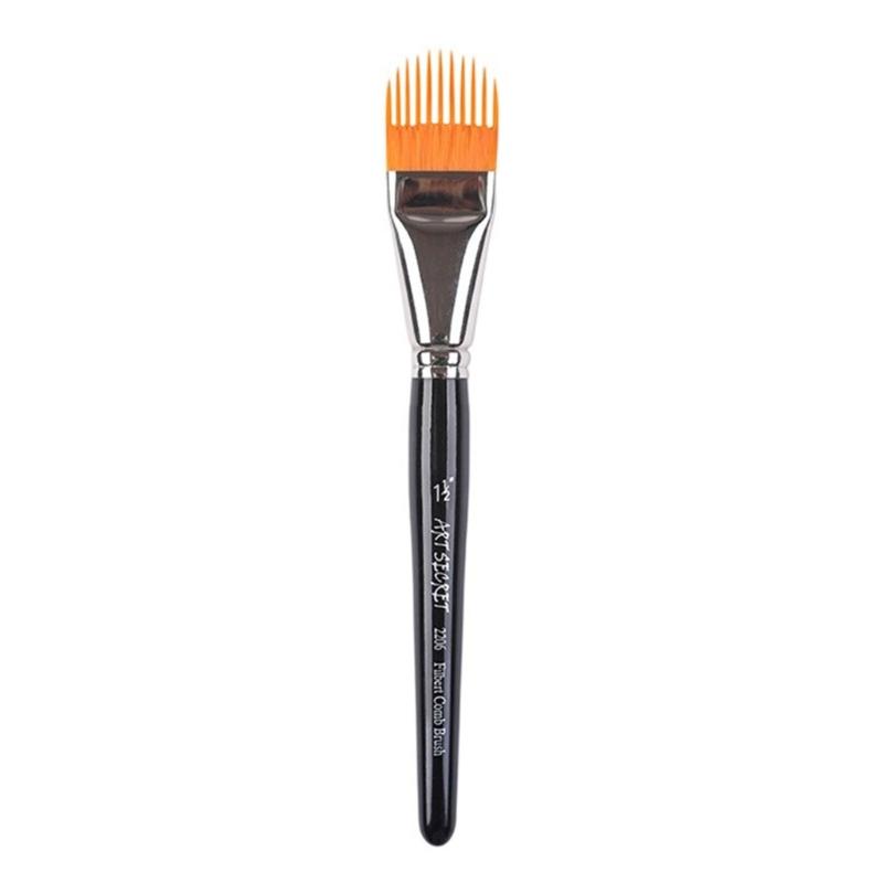 Professional Watercolor Brush Oval Head Paint Brush For Detailed Landscape Inks Painting Mountain Watercolor Scenes Art