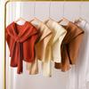Fashion Versatile Knitted Shawl Scarf Women High-End Capes With Shirts Fashion Thin Neck Protectors For Spring And Autumn