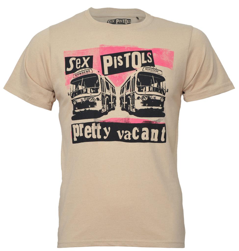 Футболка Sex Pistols Pretty Vacant Песочная Новая Официальная