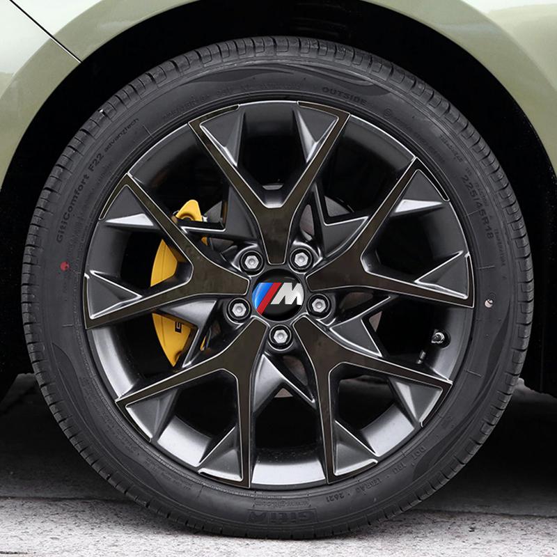 4pcs 56mm Aluminum Alloy Car Wheel Center Decal Hub Sticker For BMW M E34 E36 E60 E90 E46 E39 E70 F10 F20 F30 X5 X6 X1 M3 M5 M6 E71 F01 F02 F87