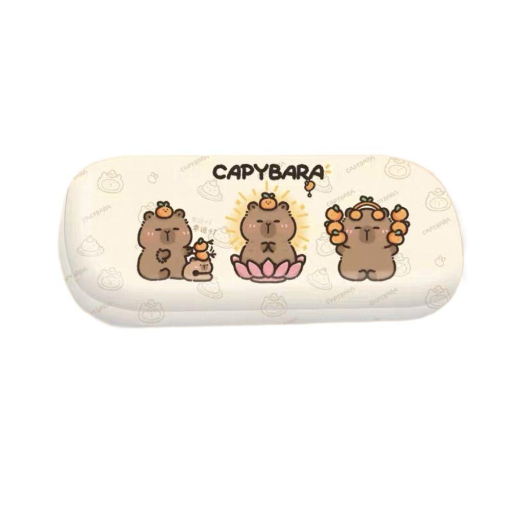 PU Leather Sun Glasses Case Cartoon Sunglasses Protective Cover Capybara Sunglasses Box  Universal
