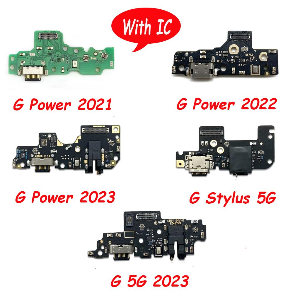 Зарядная плата USB с портом зарядки, шлейф для Moto G Stylus 1G G Power 1116 1116 G Pure, разъем док-станции с микрофоном