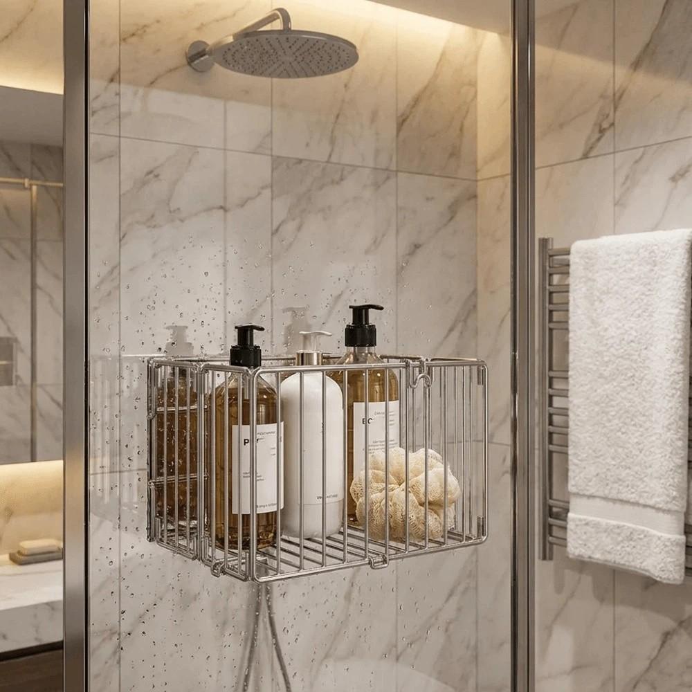 Strong Magnetic Adsorption Magnetic Bathroom Storage Rack Skincare Products