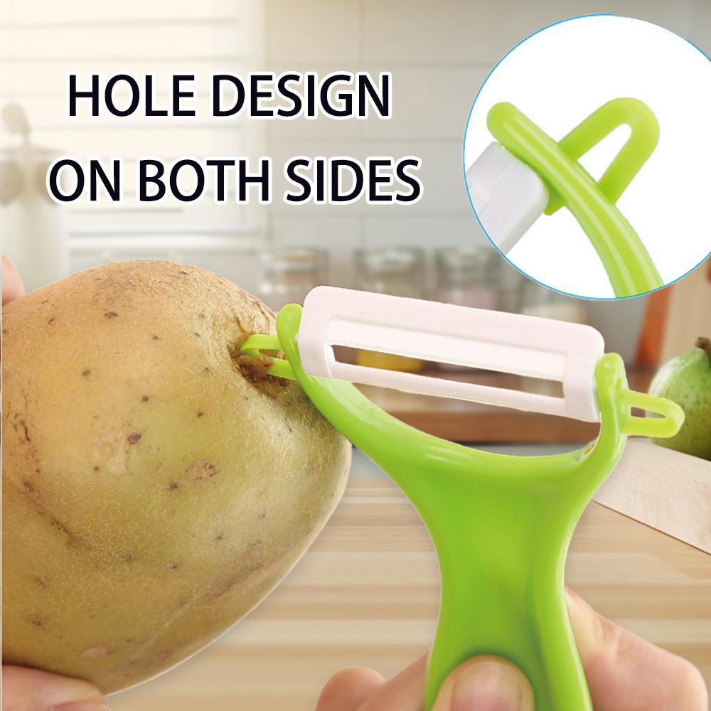 1PCS Ceramic Peeler 5 Color Vegetable Fruit Peeler Kitchen Potato Carrot Cucumber Peeler Peeling Kitchen Gadgets Kid Toy