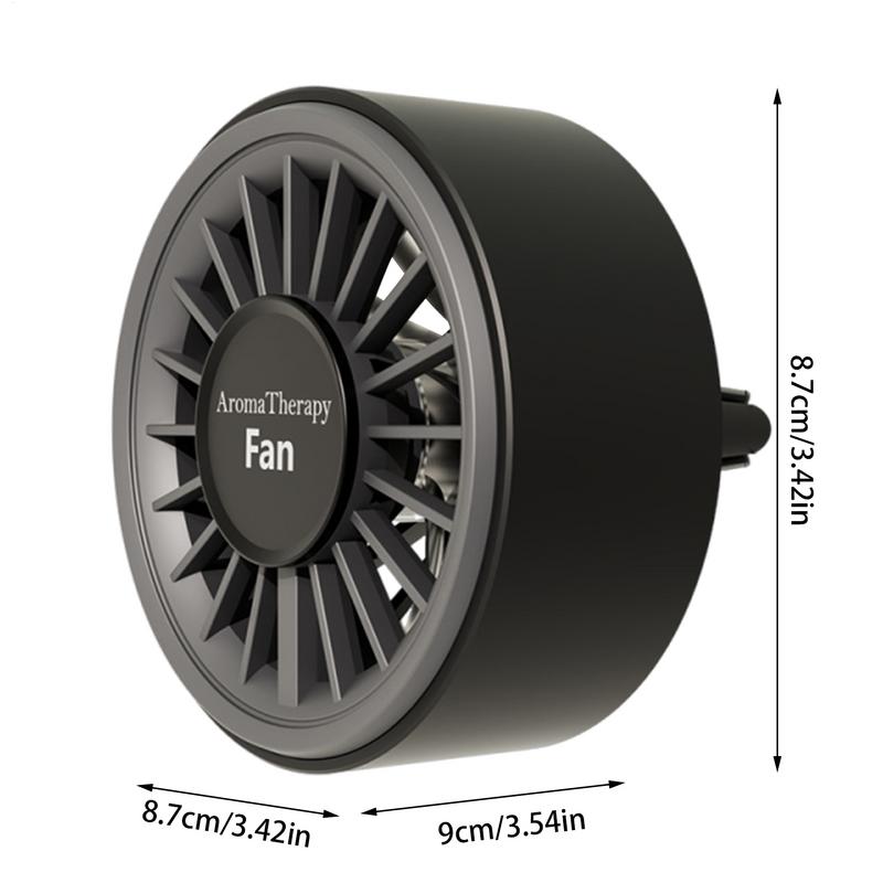 Car Fans USB Fan For Car Vent Scent Decoration With Colorful Light Portable Small Cooler For Pickup Vehicle Truck Home Room RV