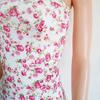 Women Spring Sleeveless Floral Print Suspender  Dress Summer Casual Pencil Ankle-Length Elastic High Waist Slit Bohemian Dresses