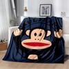 P-Paul Frank-k Фланелевое Портативное Одеяло для Детского Пикника в Гостиной Спальне Диване Кровати Идеальный Подарок на День Рождения