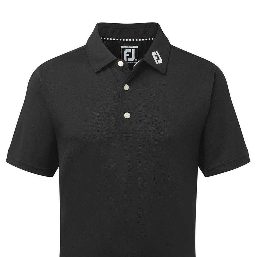 FootJoy Childrens/Kids Pique Stretch Short-Sleeved Polo Shirt