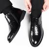 Модные брендовые мужские ботинки «Челси» в британском стиле, мужские повседневные деловые туфли с высоким берцем, кожаные туфли средней высоты, короткие ботинки с боковой молнией