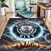 Football team City FC Pattern Rug, Indoor/Outdoor Mat, for Picnic, Gameroom, Bedroom, Office, Living Room, Home Decor Carpet, Birthday Gift
