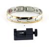 Ikuinen Magnetic Bracelet Men Stainless Steel Magnet Germanium Gold Chain Bracelet Male Christmas Bracelet for Men Jewelry
