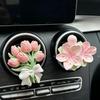 Тюльпан Автомобильный Освежитель Воздуха Камень - Цветочный Аромат Диффузор в Вентиляционное Отверстие Подвеска