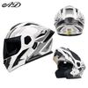 Full Face Motorcycle Helmet With Flip-Up Visor Men Women All Season ABS Safety Certified 3C DOT