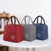 Portable Thickened Insulated Bag Reinforced Handle Reusable Zipper Lunch Containers Bag