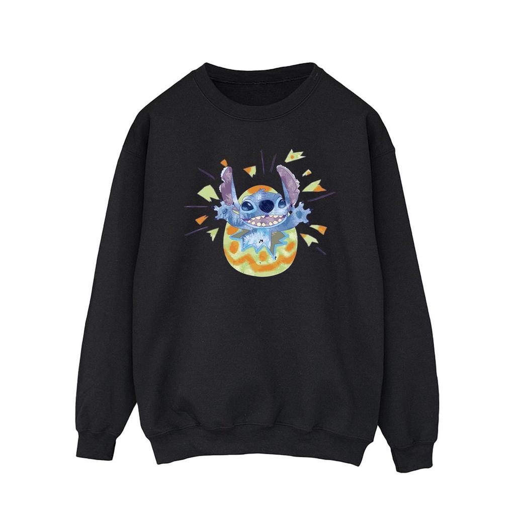 Disney Mens Lilo & Stitch Cracking Egg Sweatshirt